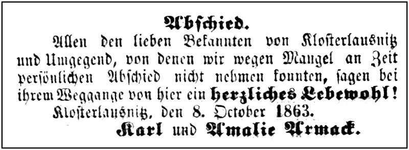 1863-10-08 Kl Abschied